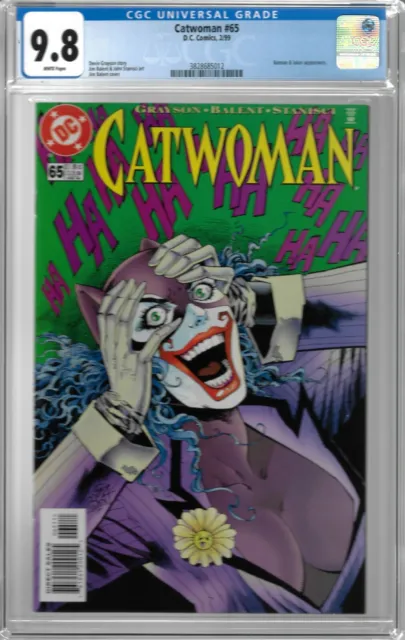 Catwoman # 65 CGC 9.8 WP Joker App. & Cover