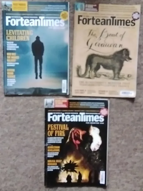 Joblot Fortean Times 3 Issues Numbers 376-378