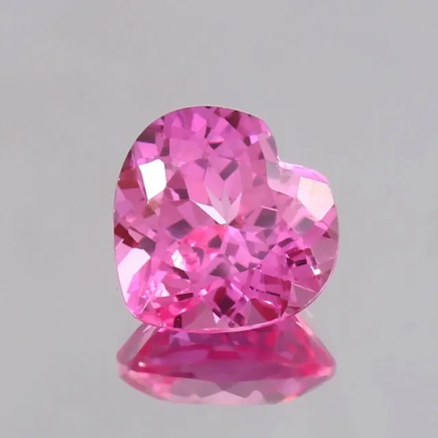 35 Ct+ AAA Natural EGL Certified Ceylon Heart Shape Pink Sapphire Loose Gemstone