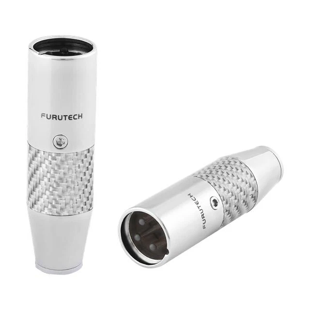 FURUTECH NCF (R) CF-601M high-end grade XLR plug rhodium plated (1 piece)