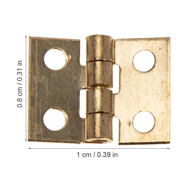 8 PZ CERNIERE in acciaio inox piccole cerniere per porta interna casa