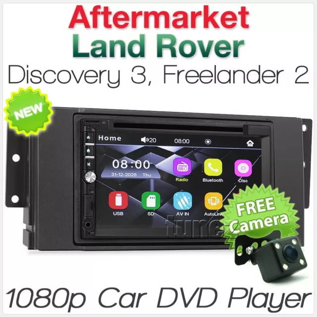 Land Rover Discovery 3 Car DVD Player USB MP3 Stereo Radio CD Fascia ISO Kit 2G