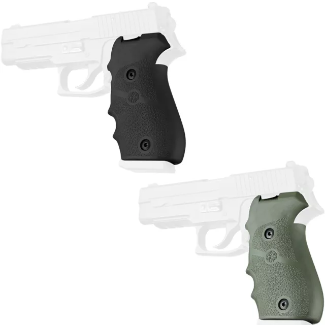 Hogue SIG P220 American DA/SA DAK Over Molded Rubber Grip with Finger Grooves