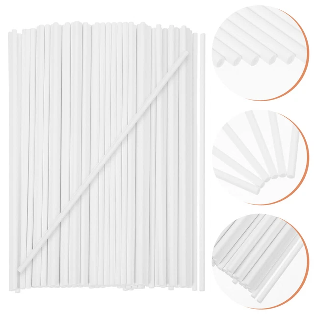 200 Bastoncini Per Lecca Lecca E Cake Pop - 7.3cm E 15cm - Per Dolci Fatti In Casa