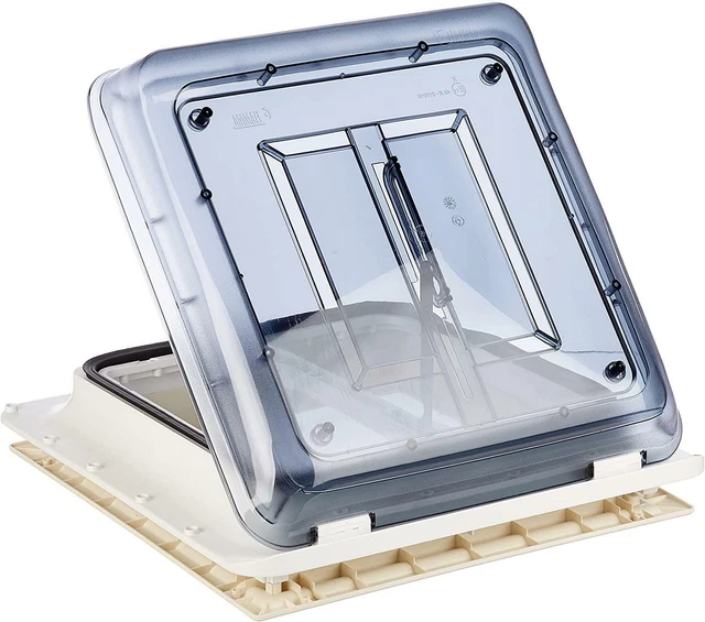 Oblò Da Tetto Fiamma Vent Crystal - Design Aerodinamico, Inversione Flusso Aria, Per Camper E Van - Foto 8