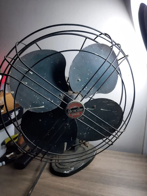 Artic aire antique metal blade fan