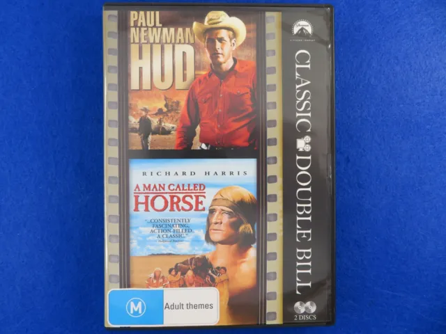 Hud / A Man Called Horse - DVD - Region 4 - Fast Postage !!