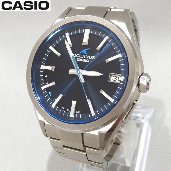 Casio Oceanus OCW-T200S-7AJF White Dial Elegant Bluetooth Solar Men Watch Japan