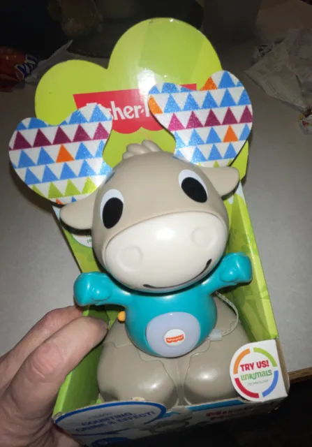 Fisher-Price Linkimals Talking Musical Moose Interactive Toy 2019. preowned-NIB