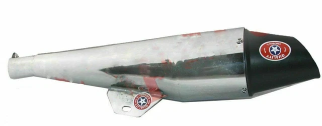 For Royal Enfield Dolphin Short Exhaust Silencer 350cc Classic Electra UCE @Vi