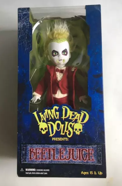 Living Dead Dolls Beetlejuice Exclusive Red Suit Mezco Toys