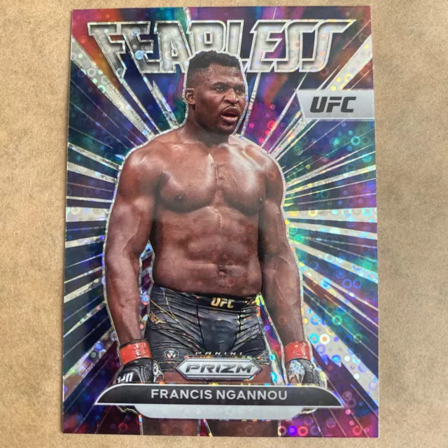 2023 PANINI UFC Prizm Undercard francis ngannou Disco fearless 1.00