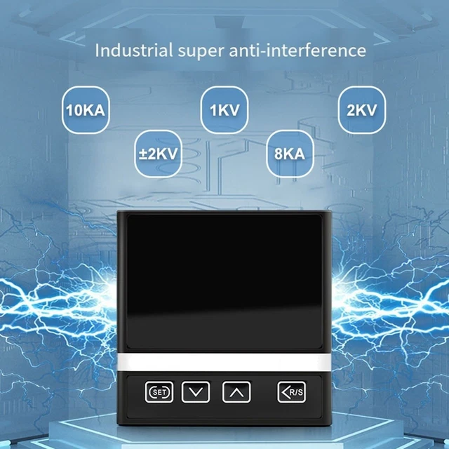 Regolatore digitale intelligente doppia uscita relè industriale/SSR termostato