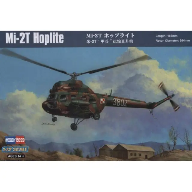 Maquette Hélicoptère Mi-2t Hoplite Hobby Boss 87241 1/72ème Maquette Char Promo