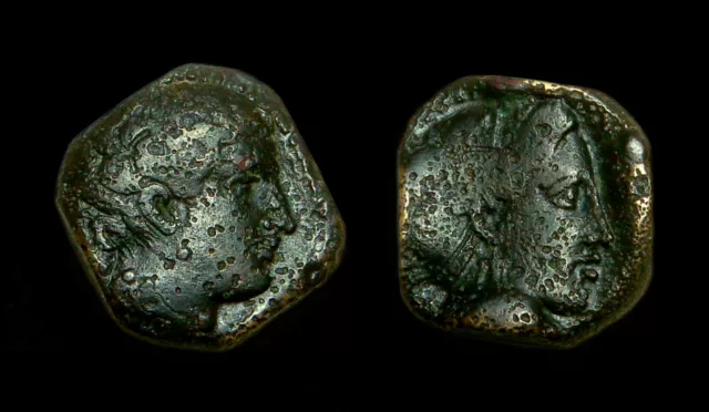 AE19 Phalanna – Thessaly (Ares / Nymph Phalanna)