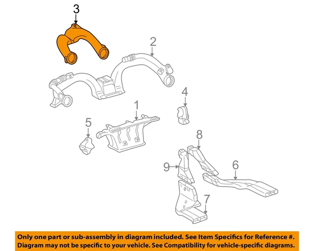 Pontiac GM OEM 03-08 Vibe Dash-Air Outlet Vent Inner Duct 88970575