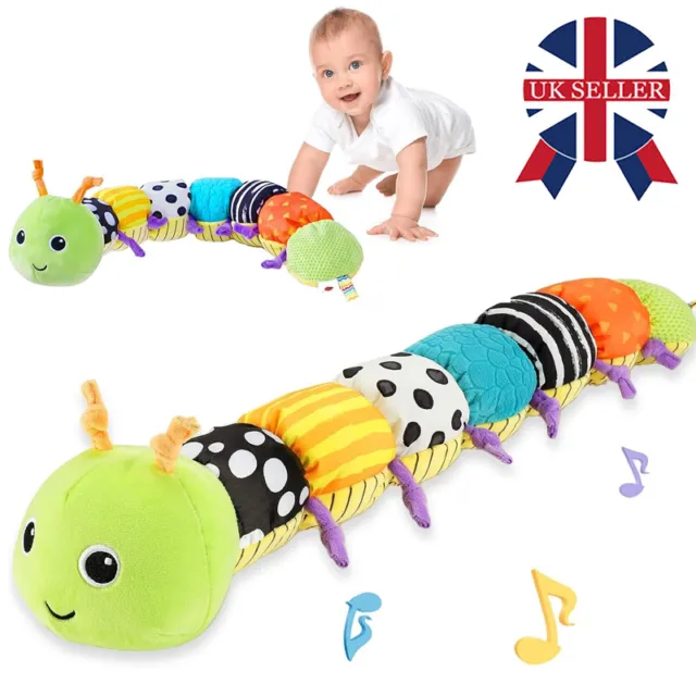 Baby Toy 0-6 Months Musical Caterpillar Sensory Babies Toddler Fun Toys Gifts