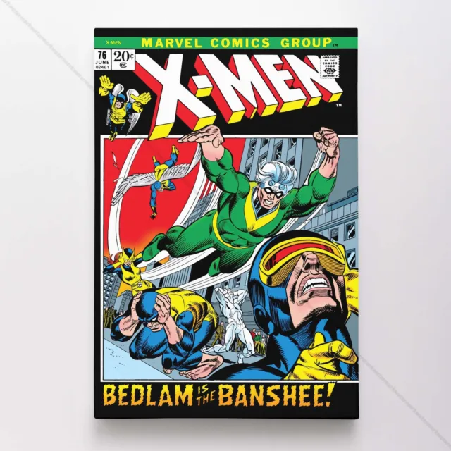 Uncanny X-Men Poster Canvas Vol 1 #76 Xmen Marvel Comic Book Art Print