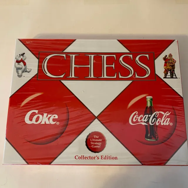 Coca Cola VS Coke Chess Set Collector's Edition 2002 Sealed