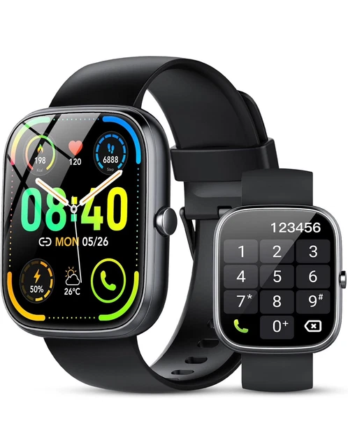 Smartwatch Donna Uomo Chiamate e Whatsapp, 1.85 Smart Watch Contapassi Cardiofrequenzimetro da polso/SpO2/Contapassi/Sonno, Orologio Smart Fitness Sportivo Impermeabile per Android iOS Rosa Smartwatch Donna Uomo Chiamate e Whatsapp, 1.85 Smart Watch Contapassi Cardiofrequenzimetro da polso/SpO2/Contapassi/Sonno, Orologio Smart Fitness Sportivo Impermeabile per Android iOS Rosa