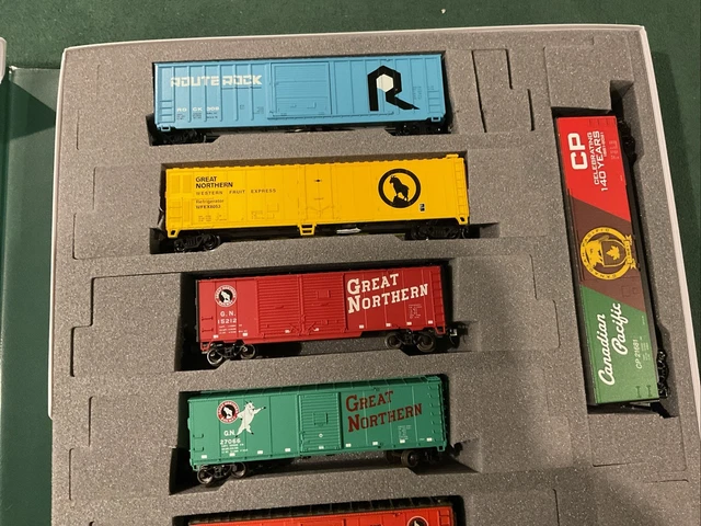 KATO CASE WITH North American Box- Cars N Scale X10 New £89.10 ...