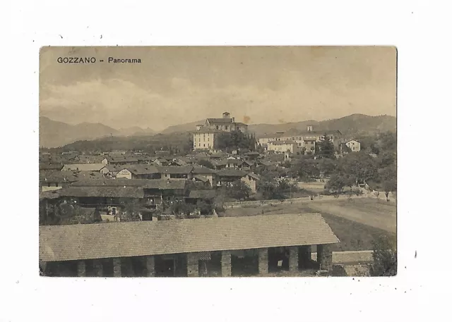 NOVARA (730) - GOZZANO, Panorama - Fp/Vg 1916