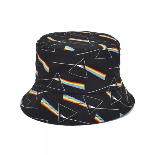 Unisex PINK FLOYD Rock Band Bucket Hat Outdoor Fisherman Sun Hat Gift Cap UK