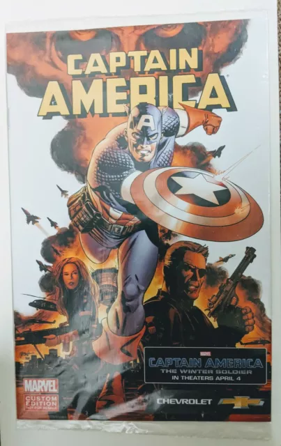 Captain America Winter Soldier Chevrolet Promotional Custom Edition Comic Sealed