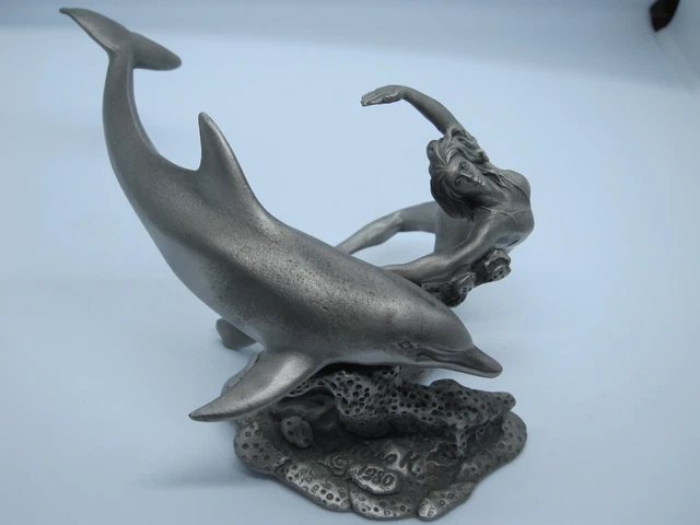 Mico Kaufman "Impromptu" Sculpture. Limited Edition 132/950. 1980. Pewter