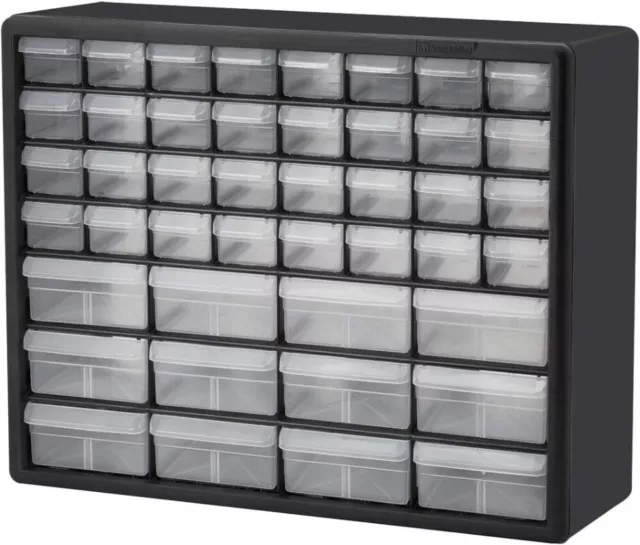 Akro-Mils 10144, 44 Drawer Plastic Parts Storage Hardware and Craft Cabinet
