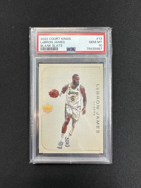 2022 COURT KINGS Lebron James Blank Slate PSA 10 $3,450.00 