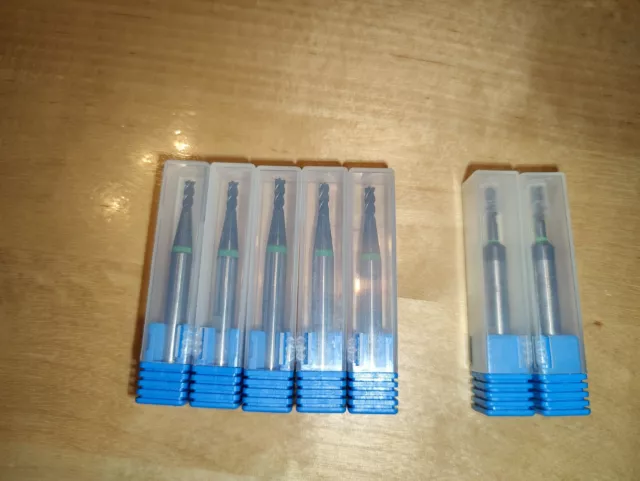 7x VHM-Fräser D= 3mm Garant Hoffmann NEU !