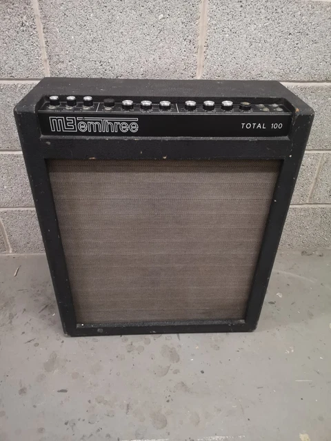 Caldironi Meazzi Emthree M3 total 100 Guitar Amplifier Vintage Rare