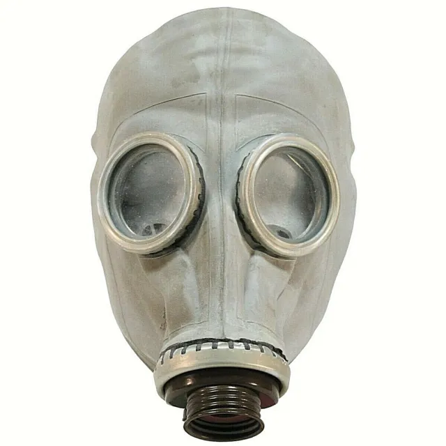 Gasmaske Latex Maske RUS Militär BW Unbenutzt Armee ABC + Tasche ohne Filter