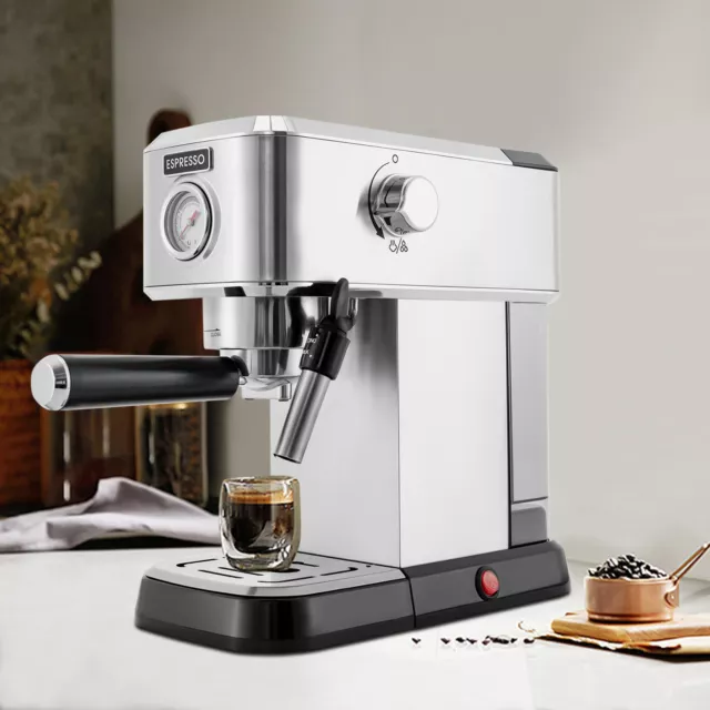 Cappuccinomaschine Espresso Maschine Kaffeemaschine Milchaufschäumer Siebträger