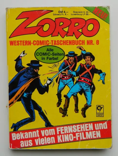 Zorro - Western Comic Taschenbuch Nr. 8 - Condor Verlag