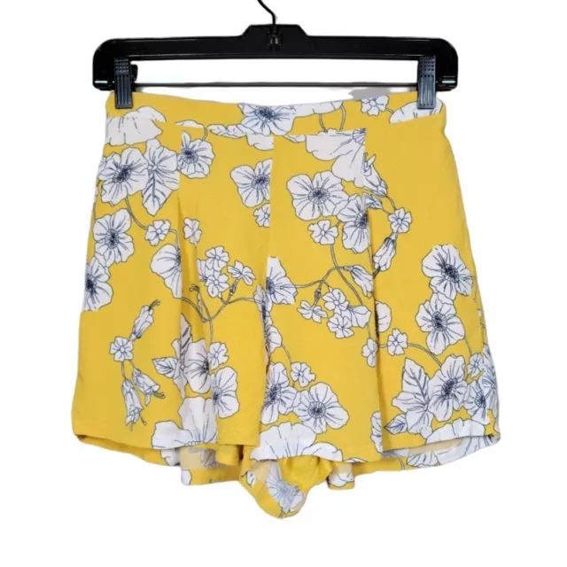 Cleobella Yellow Floral Carla Shorts Sz XS