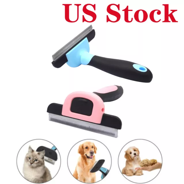 Pet Dog Cat Hair Removal Brush Comb Pet Grooming Tools Hair Shedding Trimmer