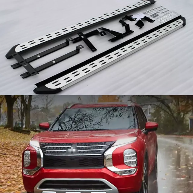 Fits for 2022 2023 Mitsubishi Outlander Running Boards Nerf Bar Side Steps Pedal