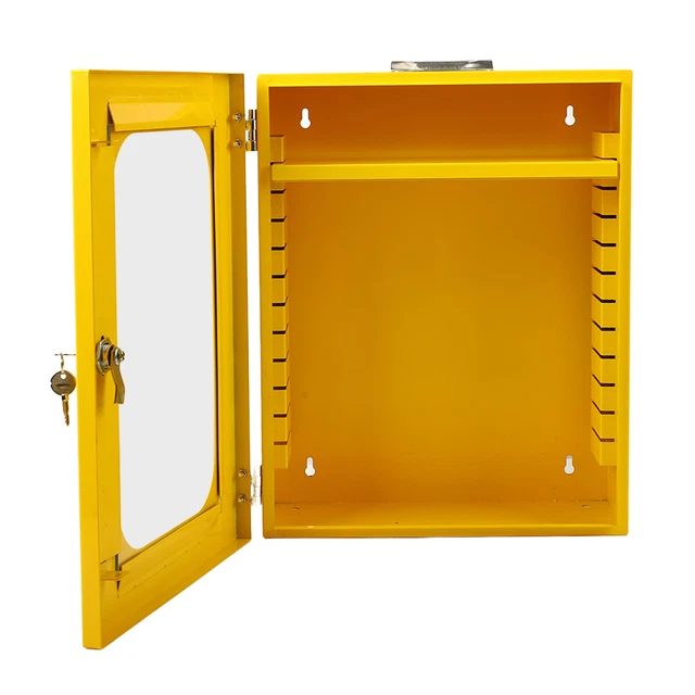 Heavy Duty Lockout Tagout Station Large Capacity Wall Mounted Loto Box Cabinet