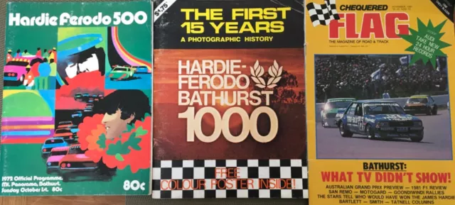 bathurst program and magazines 1972 program Brocks first win