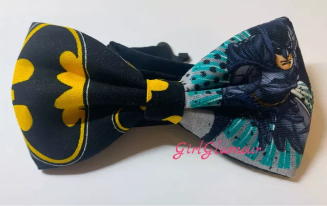 Batman Bow Tie Neck Necktie Dickie Games Logo Fabric Costume Comics Marvel Hero