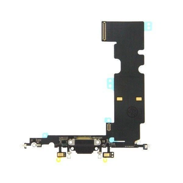 iPhone 8 Plus Ladebuchse Dock Connector Antenne Lightning USB Lade Flex Schwarz