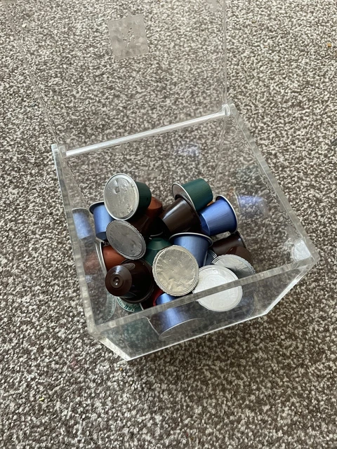 NESPRESSO COFFEE CAPSULE View Cube Holder With Pods FAST SHIPPING FREE P P 30.00 PicClick UK