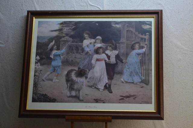 CHROMO GRAND FORMAT: CHASSE à COURRE et au LOUP Lot 2 différents même
