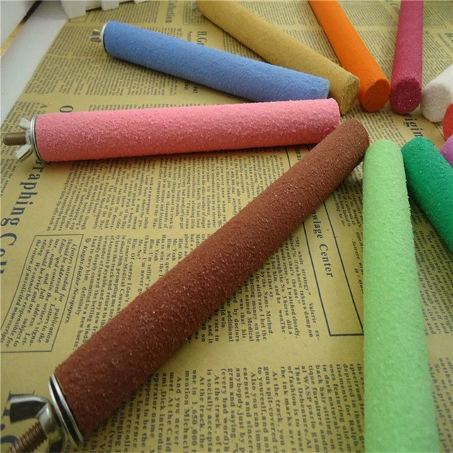 Stick Pet Bird Perches Cage Chew Rod Toys Grinding Bar Parrot Stand Toy
