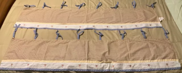 Cocalo Blue Monkey Window Valance a Pair
