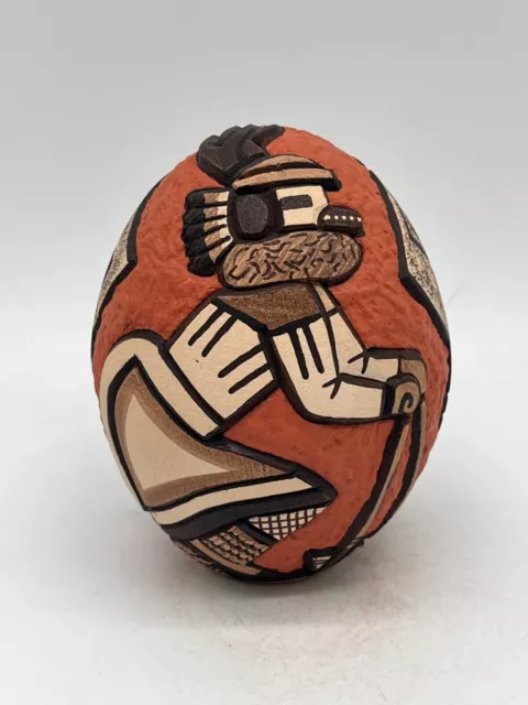 Native American Hopi Pottery Egg Carla Nampeyo