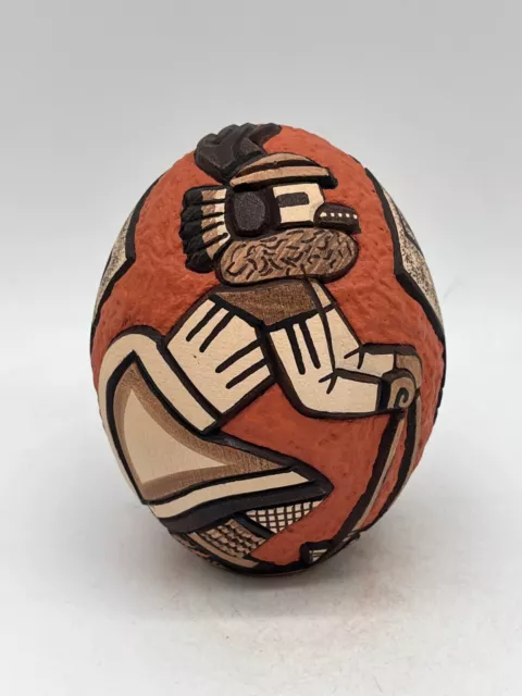 Native American Hopi Pottery Egg Carla Nampeyo Native American Hopi Pottery Egg Carla Nampeyo