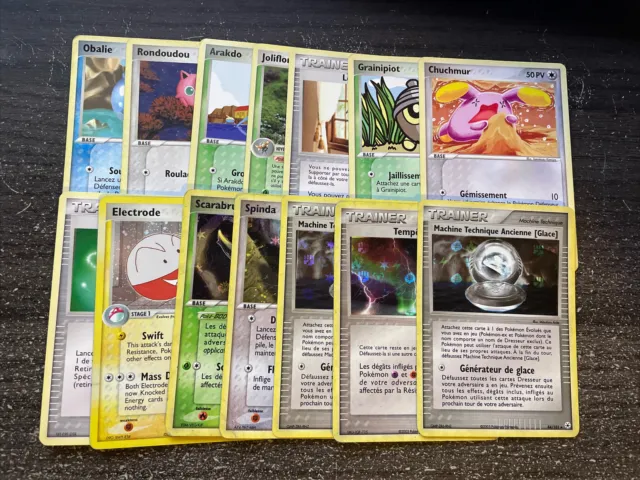 Lot 14 Cartes Pokémon Ex Légendes Oubliées Cos/Uncos + 6 Holos Occasion